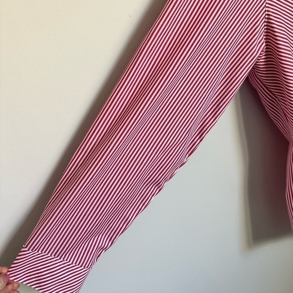 Foxcroft Women’s No Iron Striped Shirt - PLUS SIZE or Oversized - Picture 3 of 4